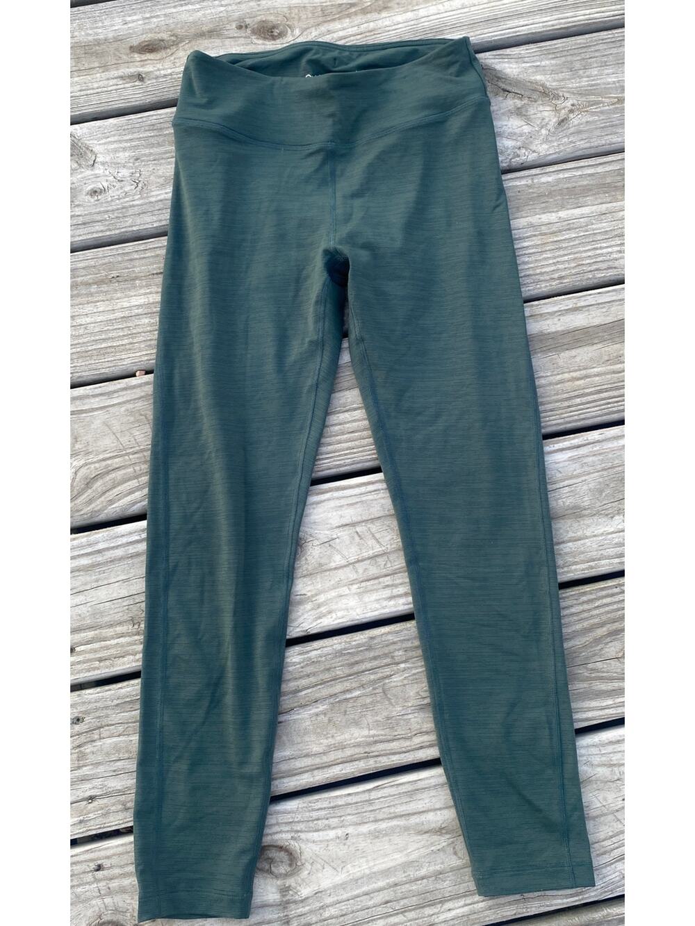 Outdoor Voices Leggings, Dark Green, Size M